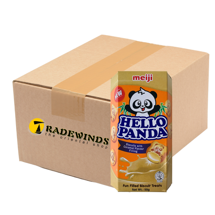 Hello Panda Caramel Filled Biscuits - 10x50g