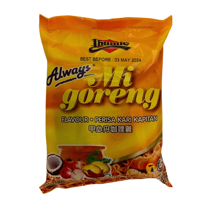 Ibumie Mi Goreng Curry Kapitan Instant Noodles - 80g - BB: 12/09/2024