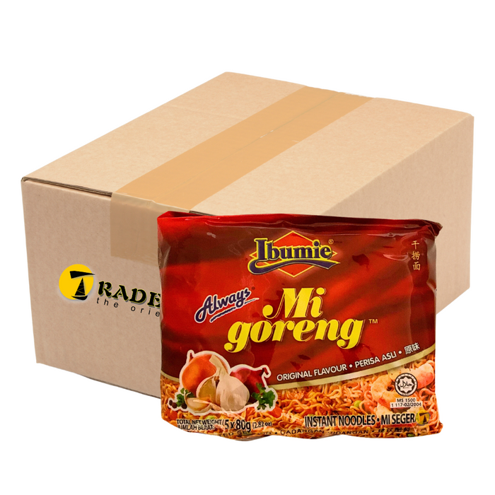 Ibumie Mi Goreng Original Instant Noodles - 12x(5x80g)