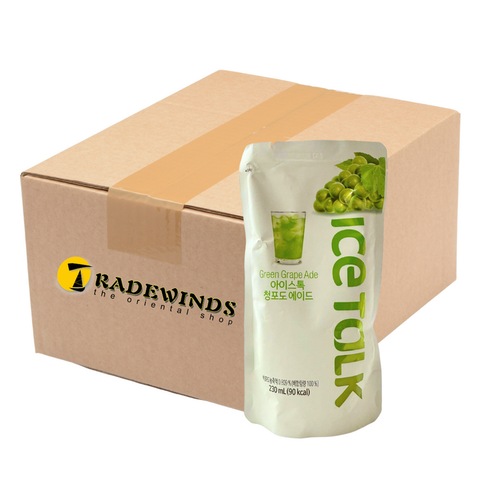Ice Talk Green Grape Ade - 10x230ml