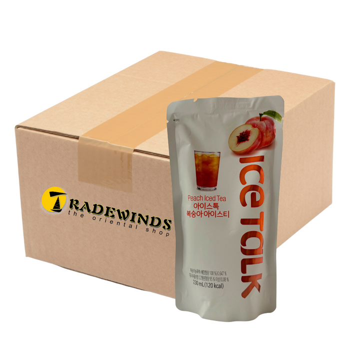 Ice Talk Peach Iced Tea - 10x230ml