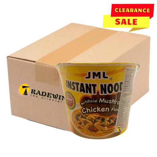 Jinmailang Big Bowl Noodles Chicken Mushroom Flavour - 12x100g BB: 26/04/2024