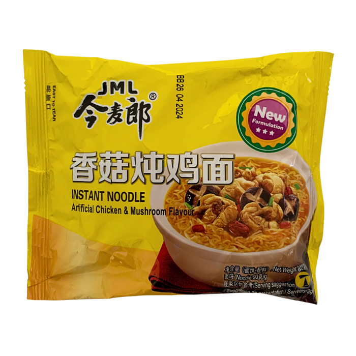Jinmailang Chicken & Mushroom Flavour Instant Noodles - 103g