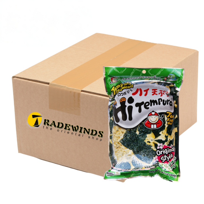 TaoKaeNoi Hi-Tempura Seaweed - Original Flavour - 6x40g