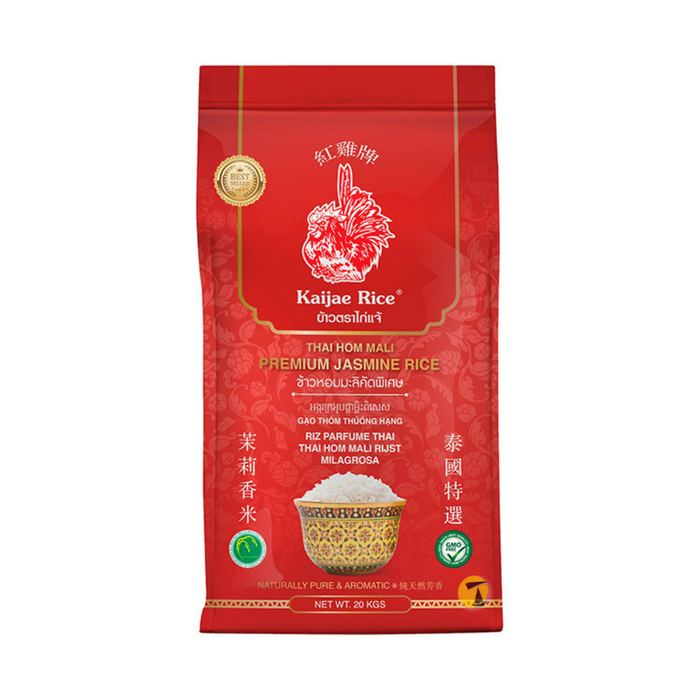 Kaijae Thai Premium Jasmine Rice - 20kg