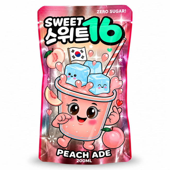 Sweet 16 Peach Ade [No Sugar] - 200ml