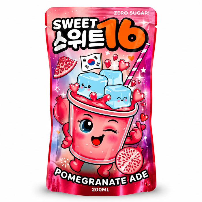 Sweet 16 Pomegranate Ade [No Sugar] - 200ml