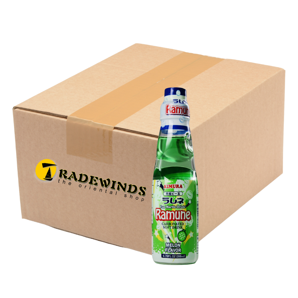 Kimura Ramune Melon Flavour - 18x200ml — Tradewinds Oriental Shop