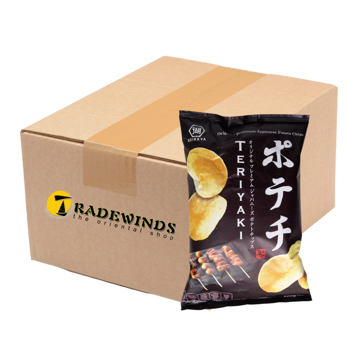 Koikeya Japanese Crisps Teriyaki Flavour - 12x100g