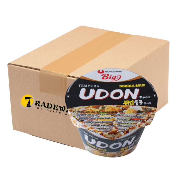 Korean Nong Shim Udon Flavour Noodle Big Bowl - 16 Bowls