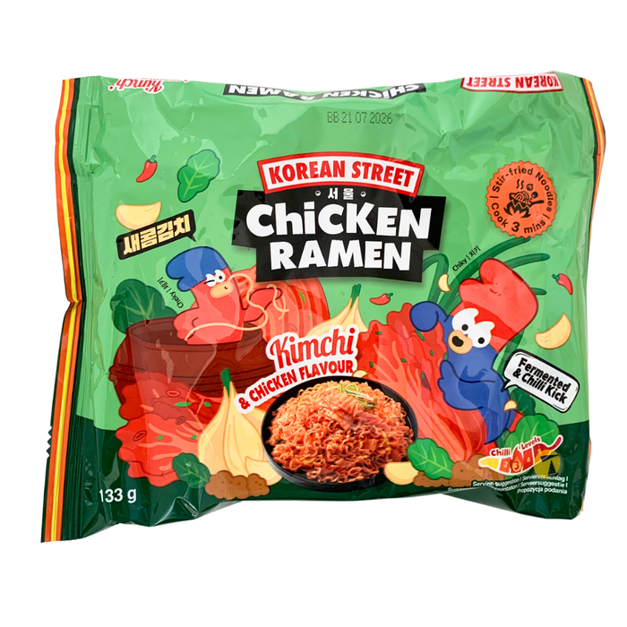 Korean Street Kimchi & Chicken Flavour Ramen - 133g