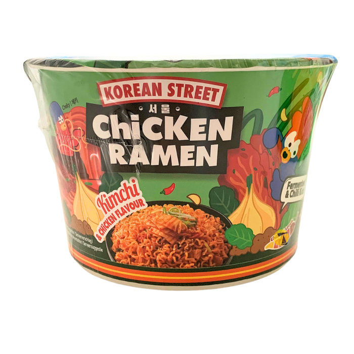 Korean Street Kimchi & Chicken Flavour Ramen Bowl - 107g