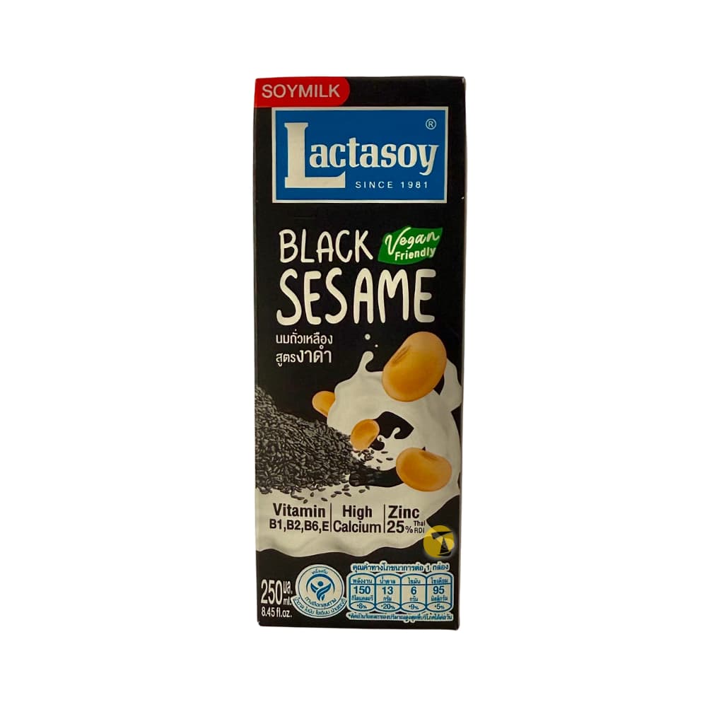 Lactasoy Black Sesame Soya Milk - 250ml — Tradewinds Oriental Shop