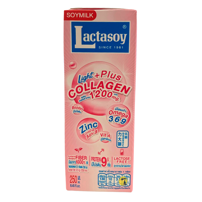 Lactasoy Light Plus Collagen Soya Milk - 250ml