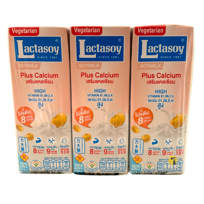 Lactasoy Plus Calcium Soya Milk - 6x250ml