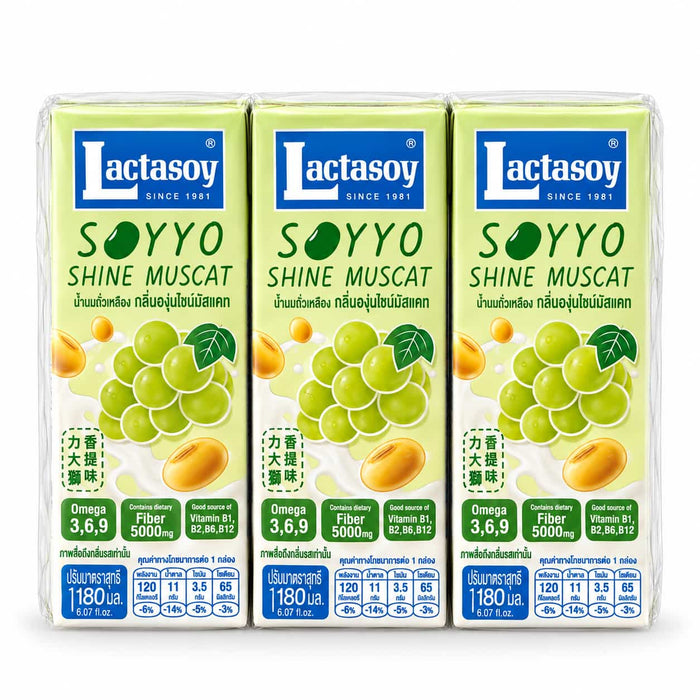 Lactasoy Soyyo Shine Muscat Drink - 6x180ml