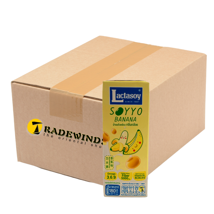 Lactasoy Soyyo Banana Drink - 36x180ml