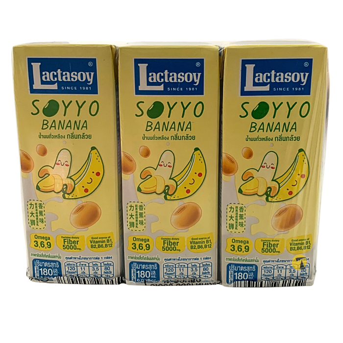 Lactasoy Soyyo Banana Drink - 6x180ml