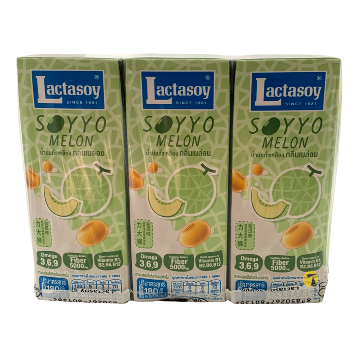 Lactasoy Soyyo Melon Drink - 6x180ml