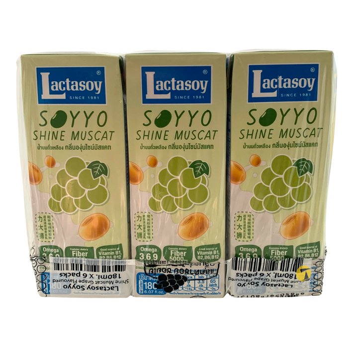 Lactasoy Soyyo Shine Muscat Drink - 6x180ml