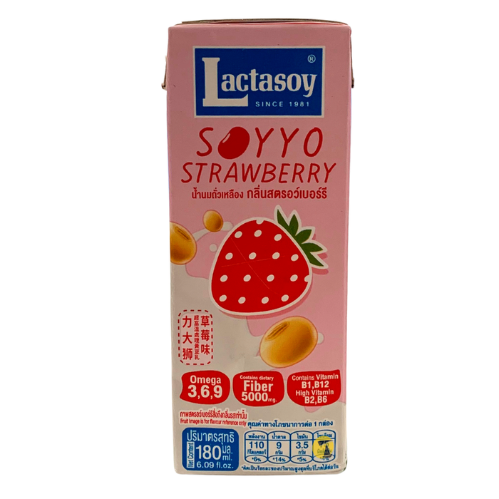Lactasoy Soyyo Strawberry Drink - 180ml