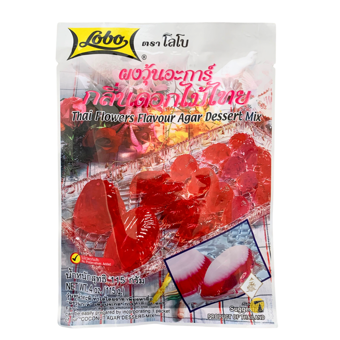 Lobo Agar Dessert Mix Thai Flowers Flavour - 115g
