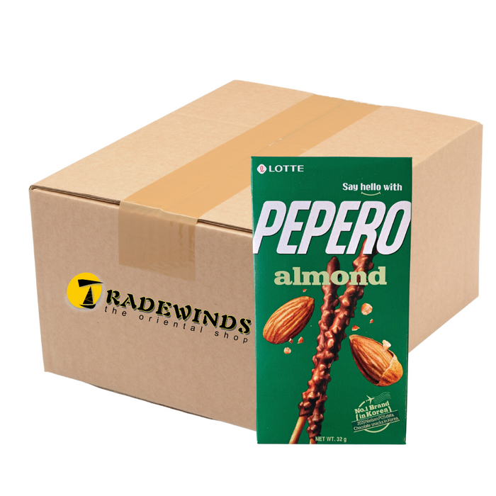 Lotte Pepero Almond and Chocolate - 40 x 36g Packets