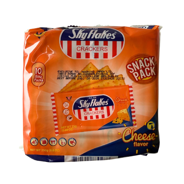 M.Y San SkyFlakes Crackers Cheese Flavour - 10x25g