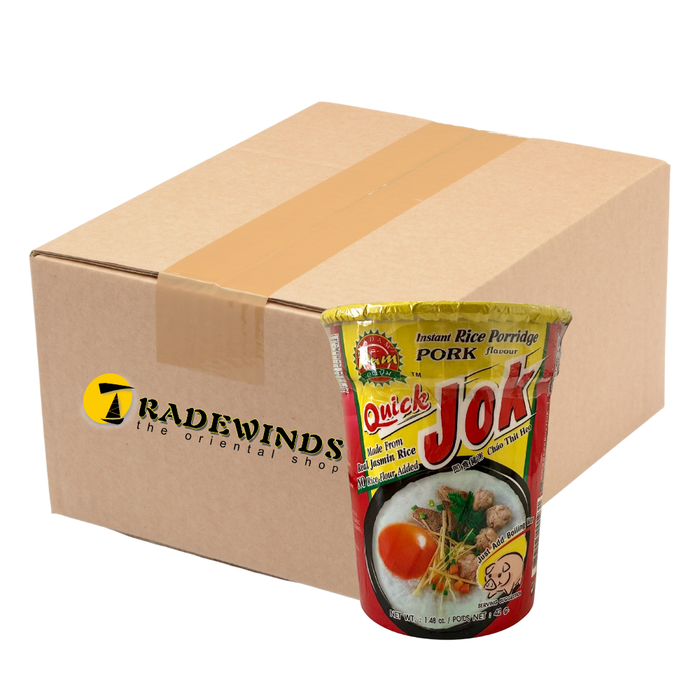 Madam Pum Jok Cup Rice Porridge  - Pork Flavour - 36x42g