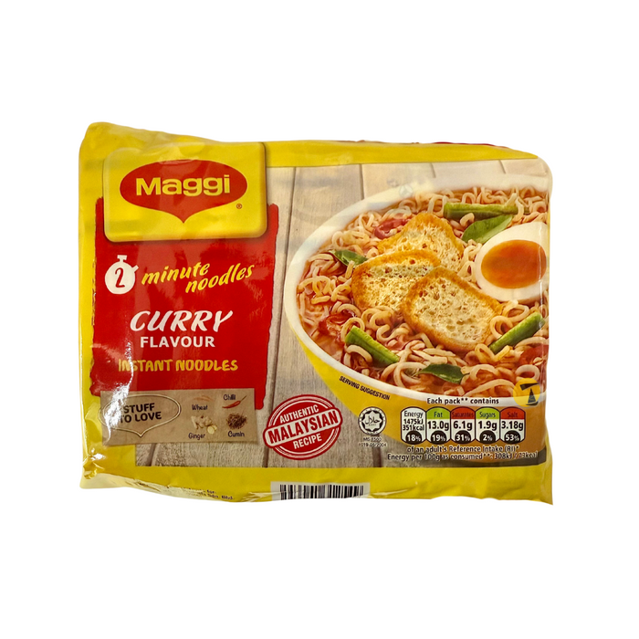 Maggi Curry Flavour Instant Noodles - 5 Packets