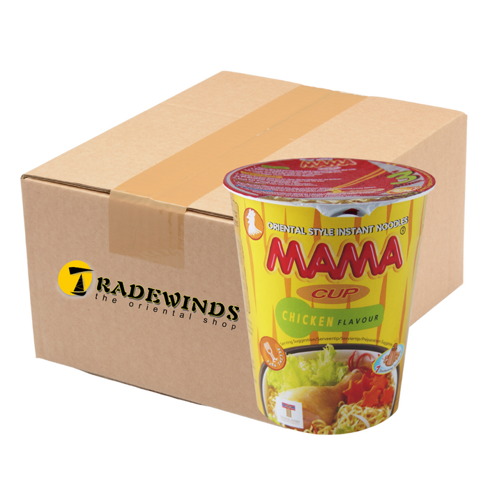 Mama Cup Noodles Chicken Flavour - 12 x 70g