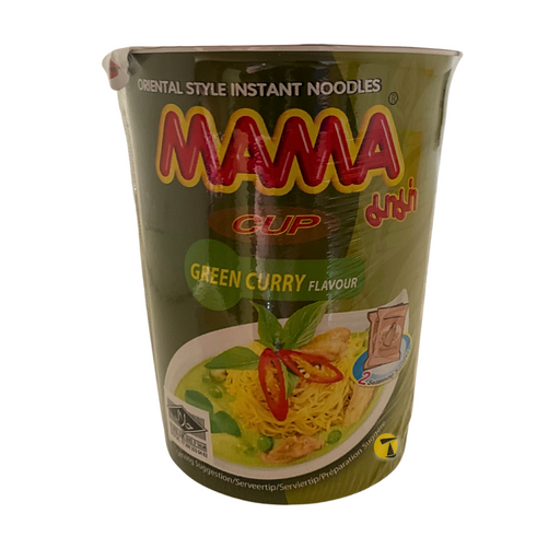 Mama Cup Noodles Green Curry Flavour - 70g