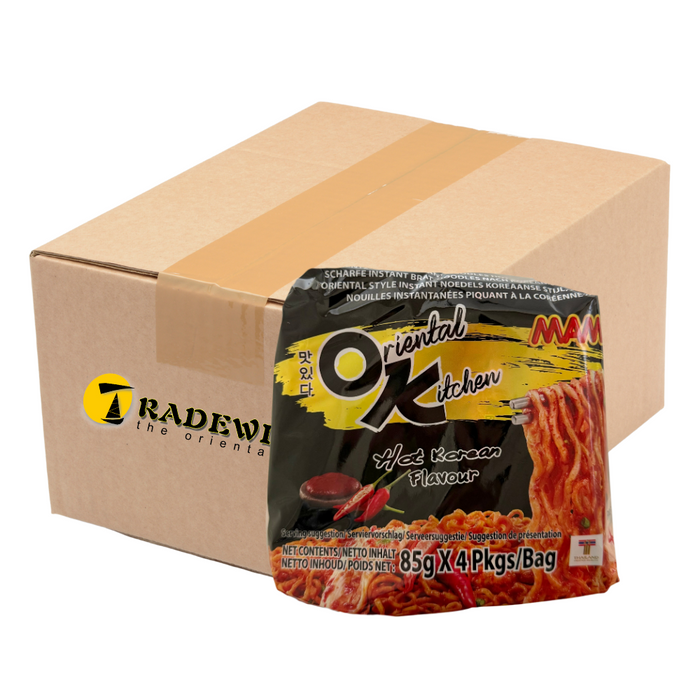 Mama Oriental Kitchen Hot Korean Flavour Instant Noodles - 6x(4x85g)