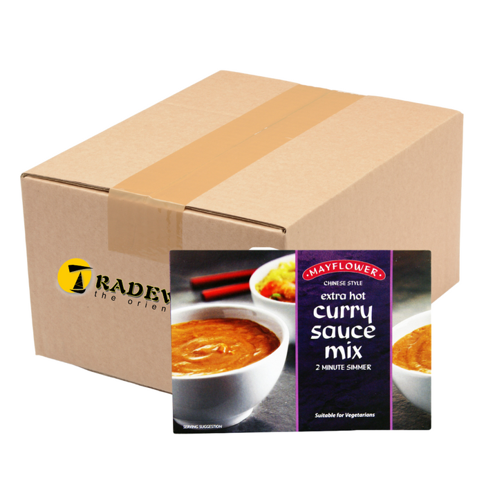 Mayflower Extra Hot Curry Sauce Mix - 12 x 255g Boxes