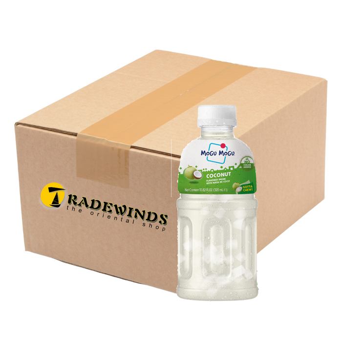 Mogu Mogu Coconut Flavoured Drink with Nata de Coco - 24x320ml