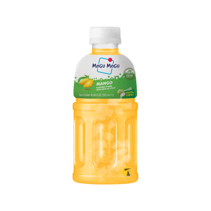 Mogu Mogu Mango Flavoured Drink with Nata de Coco - 320ml