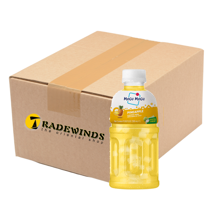 Mogu Mogu Pineapple Flavoured Drink with Nata de Coco - 24x320ml