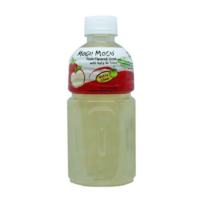 Mogu Mogu Apple Flavoured Drink with Nata de Coco - 320ml BBD: 30/05/2024