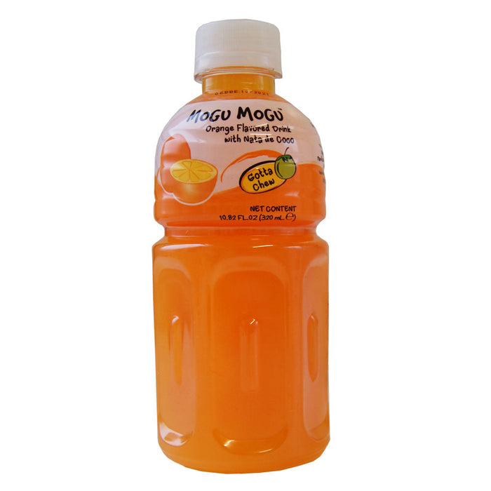 Mogu Mogu Orange Flavoured Drink with Nata de Coco - 6x320ml - BB: 31/05/2024