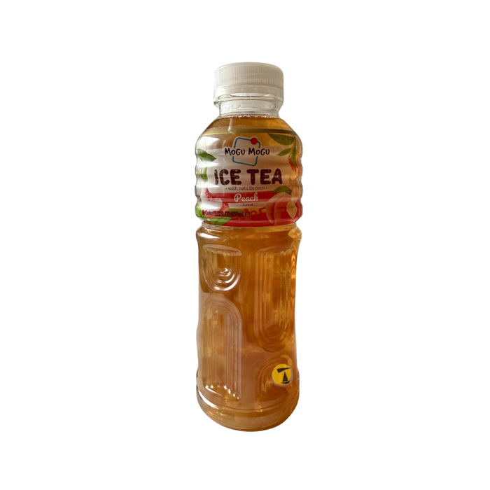 Mogu Mogu Peach Flavoured Ice Tea with Nata de Coco - 450ml