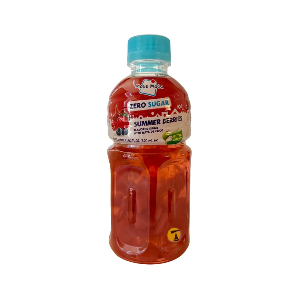 Mogu Mogu Zero Sugar Summer Berries Flavoured Drink with Nata de Mogu Mogu Zero Sugar Summer Berries Flavoured Drink with Nata de