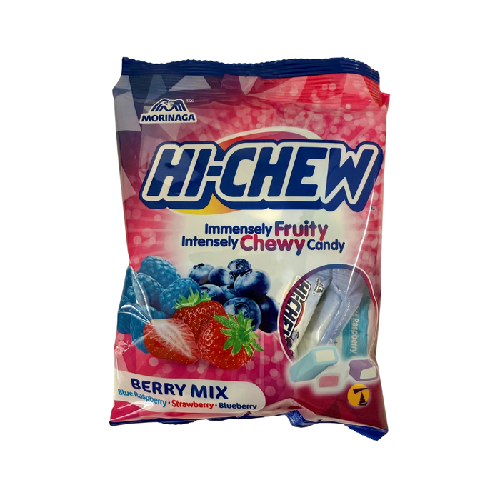 Morinaga Hi-Chew Berry Mix (Raspberry, Strawberry, Blueberry) Chewy Candy - 100g