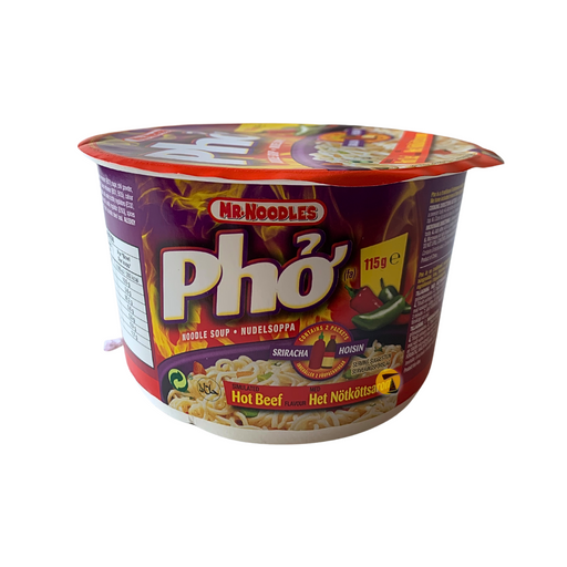 Mr Noodles Pho Hot Beef Bowl Noodles - 115g