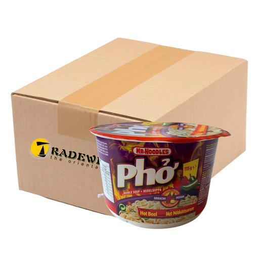 Mr Noodles Pho Hot Beef Bowl Noodles - 12x115g
