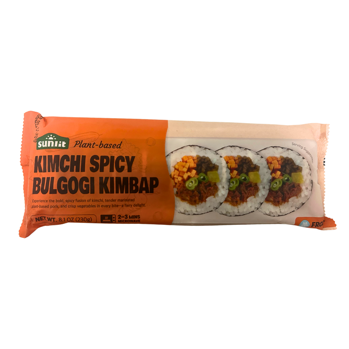 Sunlit Kimchi Spicy Bulgogi Kimbap - 230g [FROZEN]