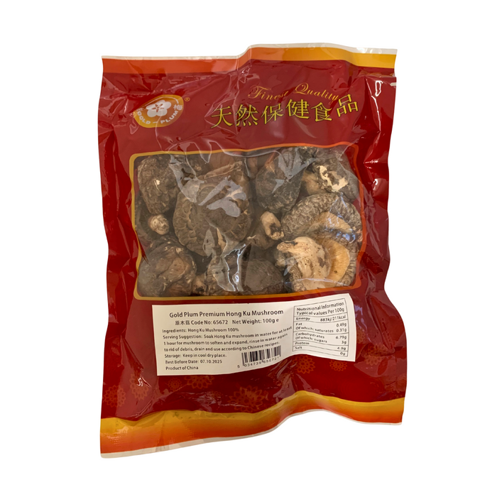Gold Plum Premium Hong Ku Mushroom - 100g