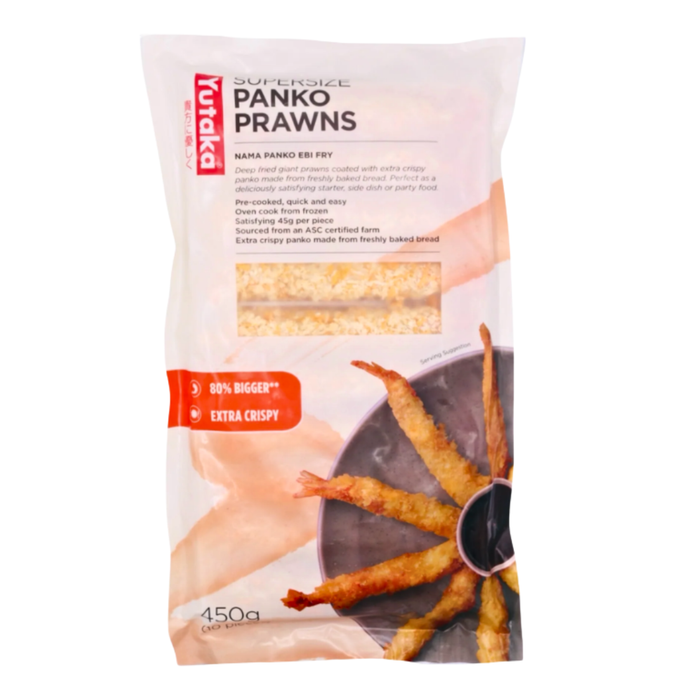 Yutaka Supersize Panko Prawns (10 Pieces) - 450g [FROZEN]
