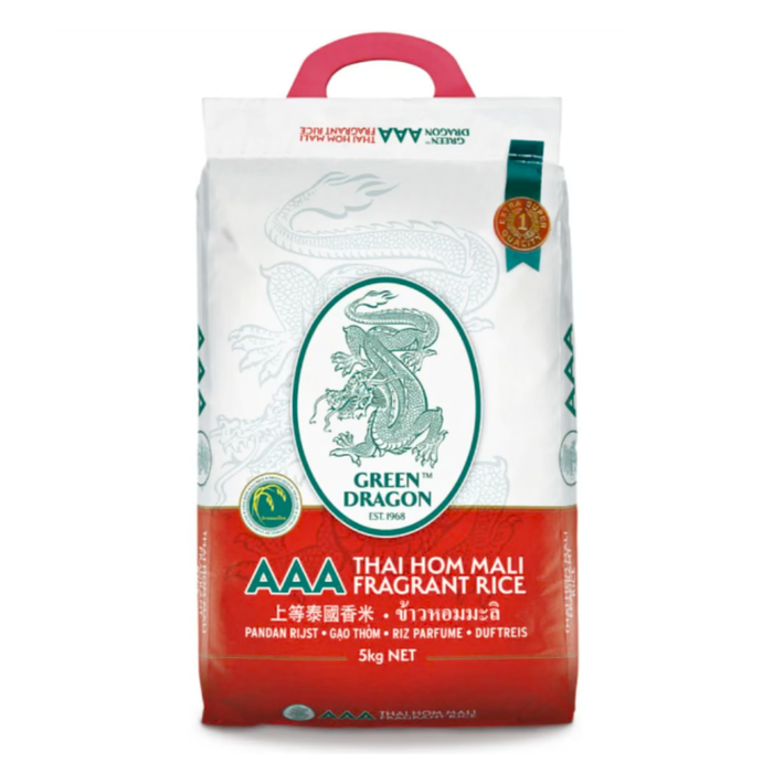 Green Dragon Thai Rice - 5kg - BB: 10/02/2026