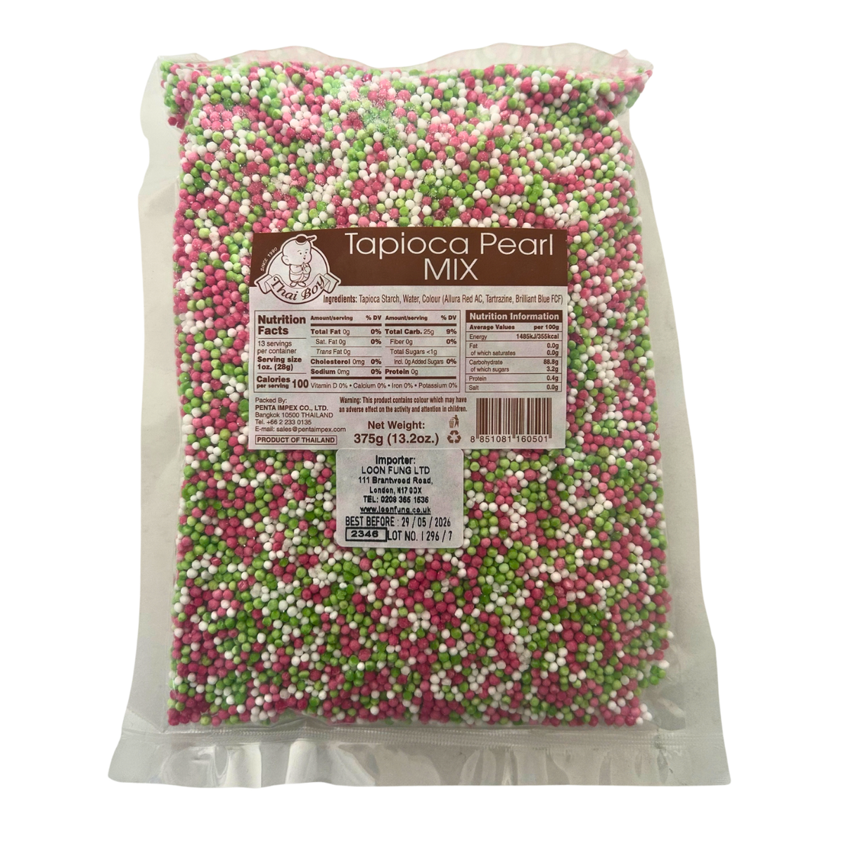 Thai Boy Tapioca Pearl Mix - 375g — Tradewinds Oriental Shop