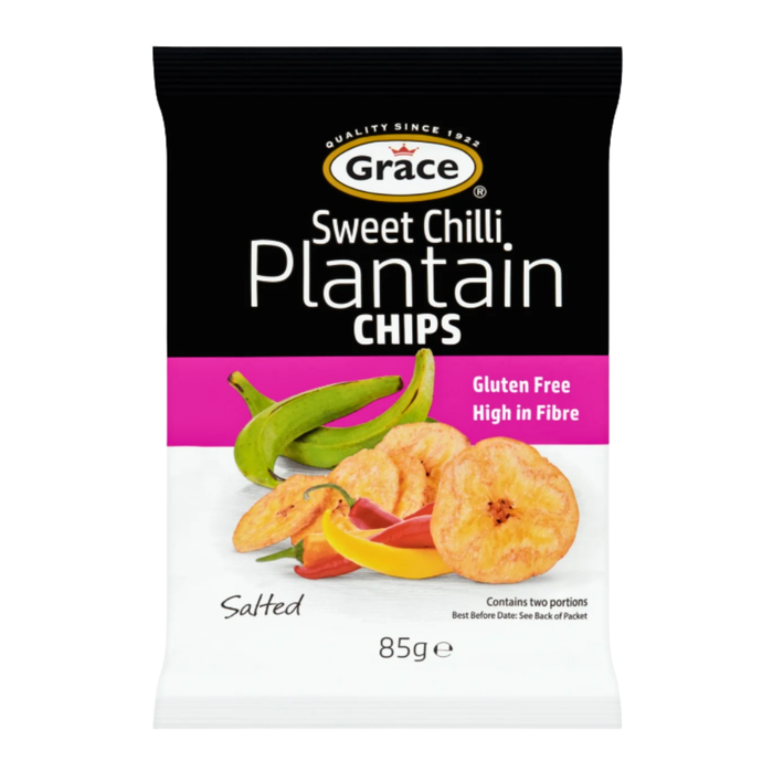 Grace Sweet Chilli Plantain Chips - 85g - BB: 03/07/2026